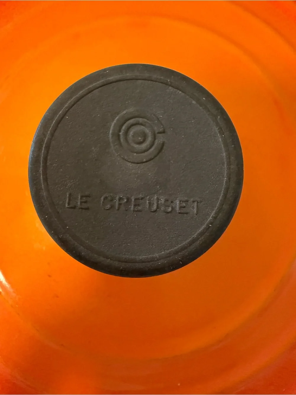 Le Creuset Orange Gradient Round Dutch Oven with Lid B 2 Qt see pictures